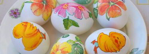 пасхальные яйца в стиле декупаж. Шаг 3