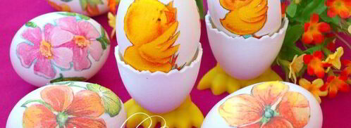 пасхальные яйца в стиле декупаж. Шаг 4