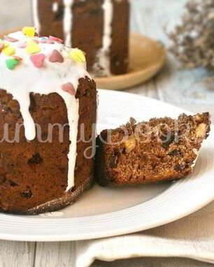 Шоколадный кулич