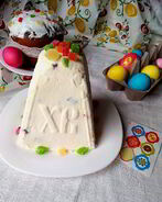 Творожная пасха с цукатами без яиц