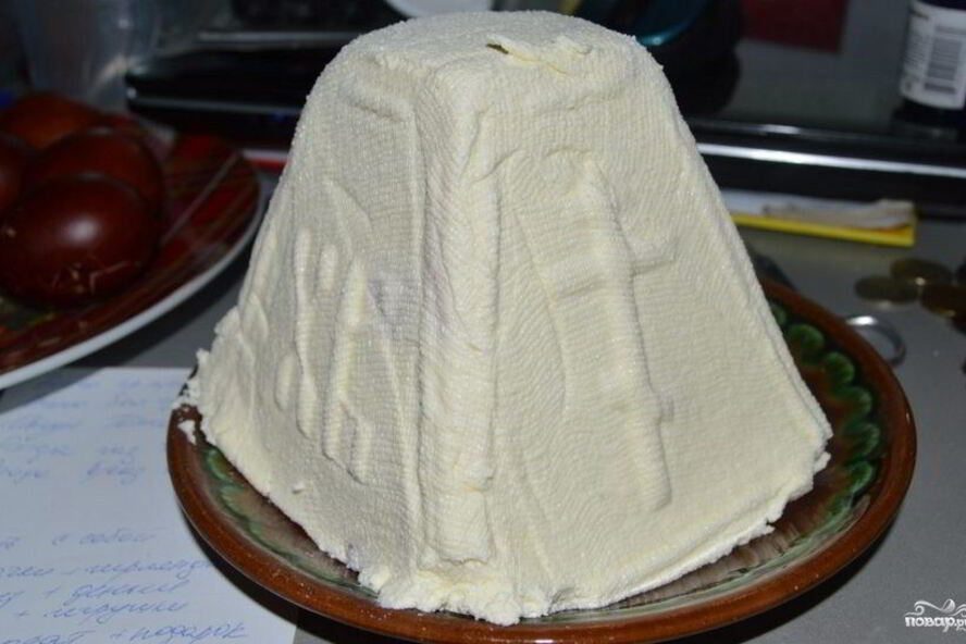 Рецепт творожная пасха в брикетах