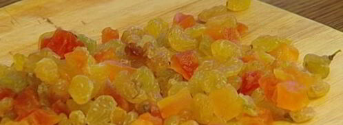 ванильная пасха с цукатами и миндалем. Шаг 3