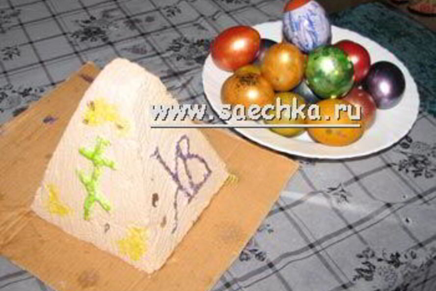 Рецепт вареная пасха