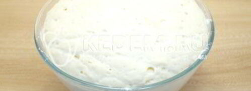 вкусный пасхальный кулич с изюмом. Шаг 4