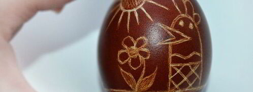 яйца варенные в луковой шелухе. Шаг 5