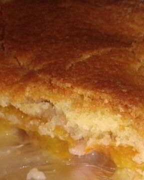 Персиковый пудинг