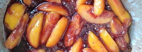 пряный персиковый крамбл. Шаг 4