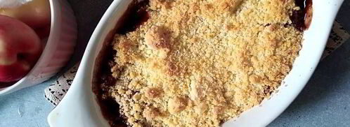 пряный персиковый крамбл. Шаг 9