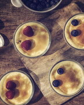 Пудинг из тыквы и яблок