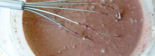 шоколадный клафути с вишней. Шаг 4