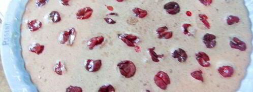 шоколадный клафути с вишней. Шаг 5