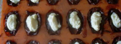 шоколадные мадлен с кокосовой начинкой. Шаг 7