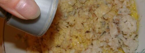 диетическое рыбное суфле с рыбой в духовке. Шаг 7