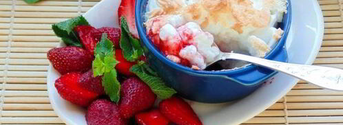 клубничное суфле десерт за 5 минут. Шаг 16