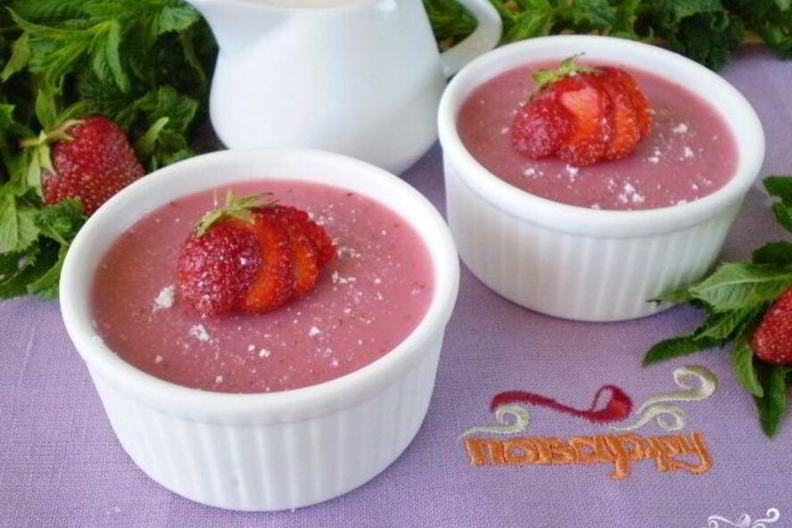 Рецепт клубничное суфле