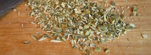 корзиночки с морковным суфле, вешенками и тыквенными семечками. Шаг 3