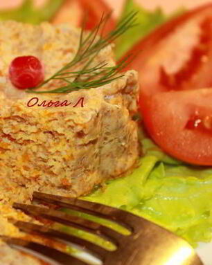 Куриное суфле с овощами