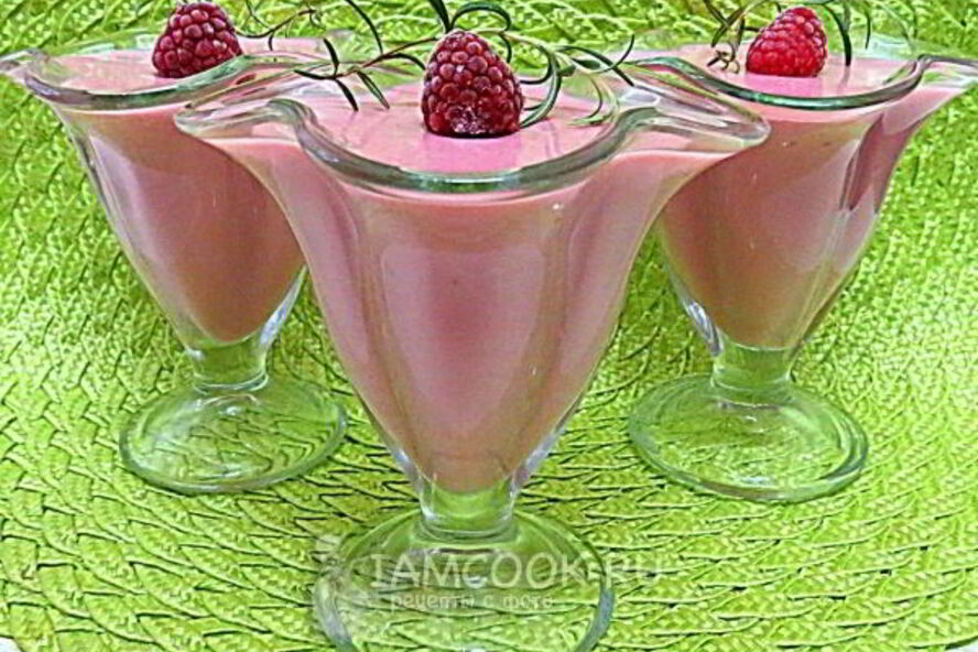 Рецепт малиновое суфле