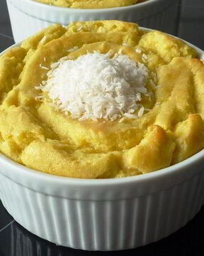 Нежное мангово-кокосовое суфле