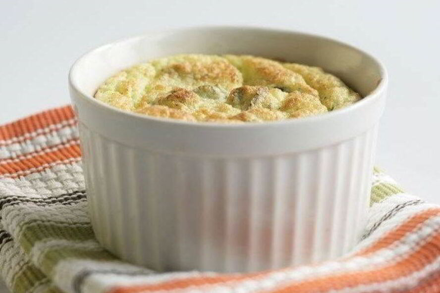 Рецепт суфле из кабачков с творогом рикотта