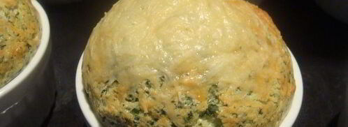 суфле из шпината с пармезаном. Шаг 9