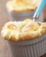 Суфле из спаржи и козьего сыра