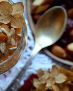 Суфле из запеченной айвы