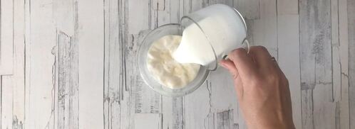 суфле птичье молоко с желатином. Шаг 2