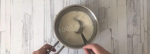 суфле птичье молоко с желатином. Шаг 5