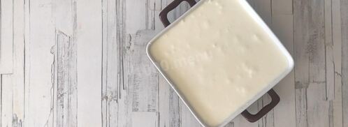 суфле птичье молоко с желатином. Шаг 9