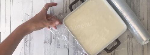 суфле птичье молоко с желатином. Шаг 10