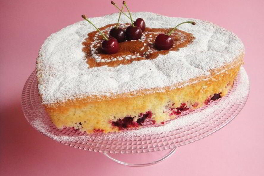 Рецепт суфле с вишнями