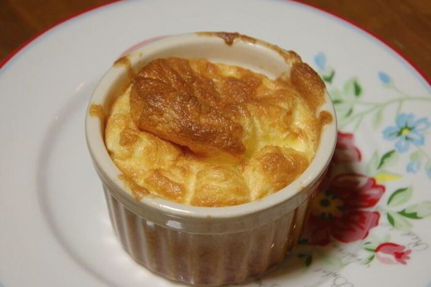 Рецепт суфле с зеленым горошком