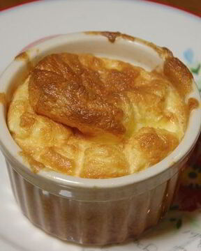 Суфле с зеленым горошком