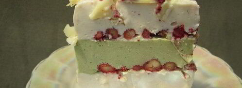 торт-суфле мята с земляникой. Шаг 28