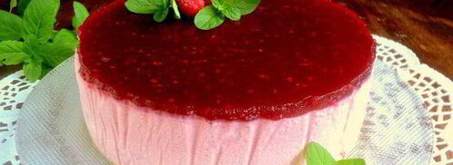 торт-суфле с малиной. Шаг 10