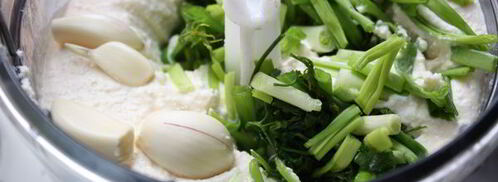 творожное суфле с зеленой фасолью. Шаг 3