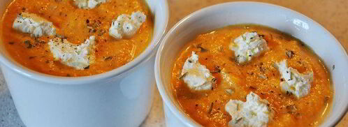 тыквенное суфле с козьим сыром. Шаг 3