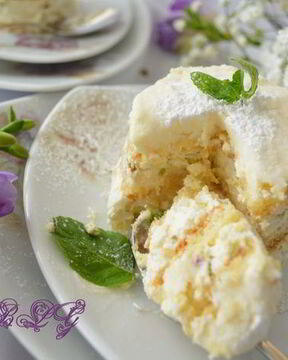 Фисташково-лимонное тирамису