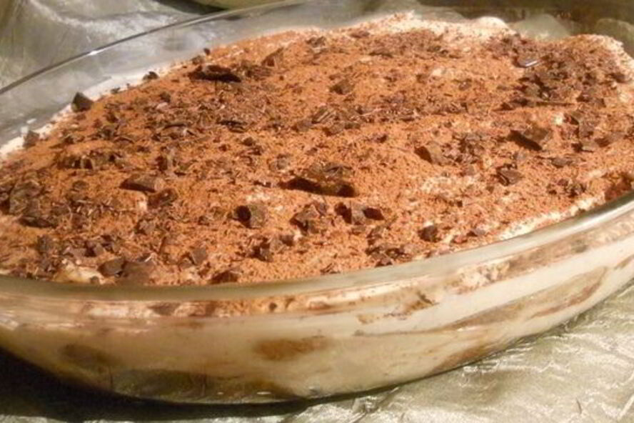 Рецепт шоколадно-мятный тирамису