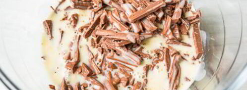 трюфели из молочного шоколада с лавандой и медом. Шаг 8