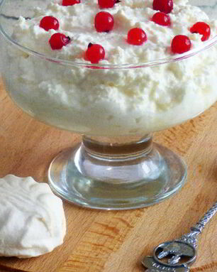 Творог с зефирным кремом