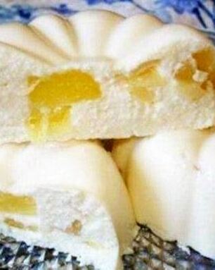 Творожное бланманже с ананасом