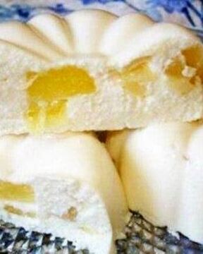 Творожное бланманже с ананасом