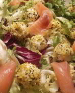 Творожные шарики с семгой