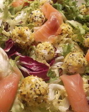 Творожные шарики с семгой