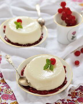 Ванильная панна котта без желатина