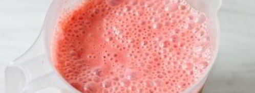 замороженный клубничный йогурт. Шаг 3