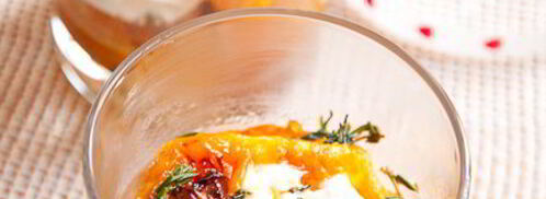 жареные мандарины с тимьяном и маскарпоне. Шаг 2