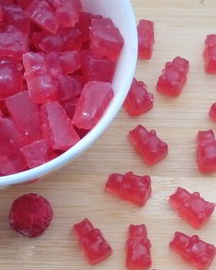 Желейные мишки из малины